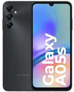 Samsung Galaxy A05s LTE, teléfono inteligente Android, teléfono móvil dual SIM, 4 GB de RAM, 64 GB de almacenamiento, negro (versión KSA)