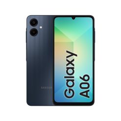 Samsung Galaxy A06 4G LTE Versión Global SM-A065F/DS, NO NFC, Pantalla de 6.7 Pulgadas, Dual SIM 50MP Doble Cámara Negro (Negro), 64GB